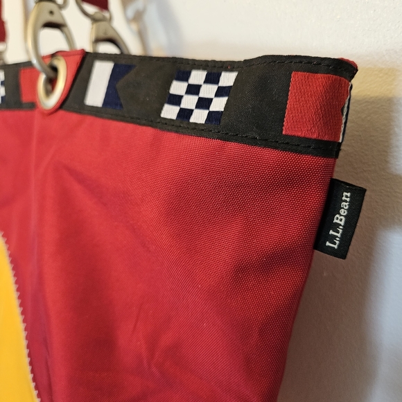 LL Bean Ultra Rare Sail Cloth Bag - Picture 5 of 7